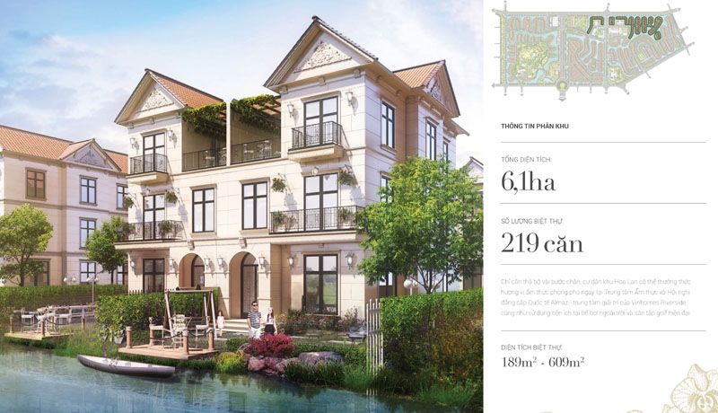 Bán biệt thự đơn lập khu Hoa Lan ở Vinhomes Riverside quận Long Biên, Hà Nội
